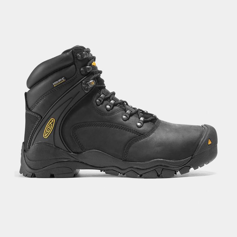 Keen Louisville 6" Steel Toe - Erkek Iş Botu - Siyah - Turkey (573461MCV)